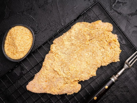 Pollo o pescado con panizado de granola