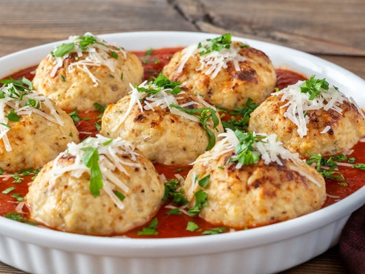 Albóndigas de pollo y ricotta