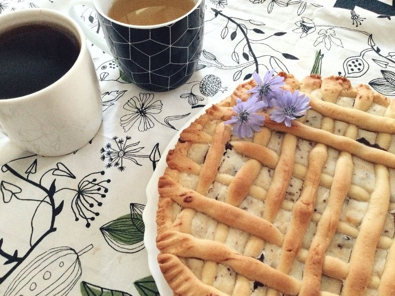 Crostata de ricotta y limón