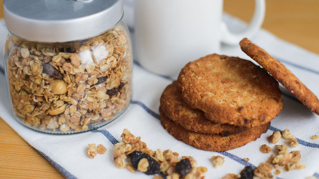 Galletas de Granola y Plátano: Un Bocadito Saludable