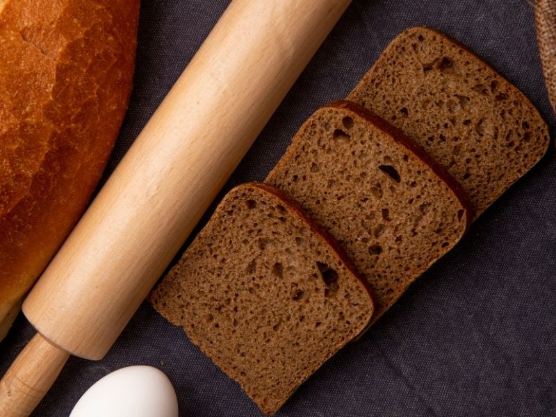 Pan de mantequilla de maní keto