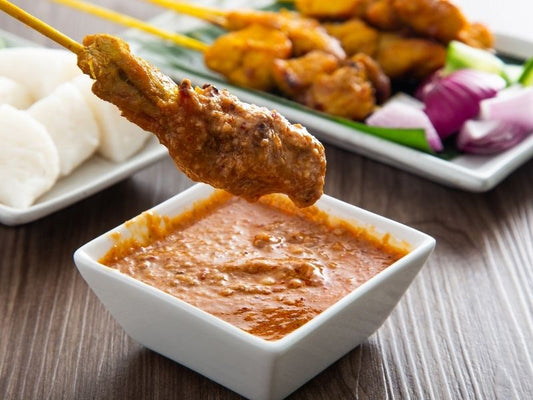 Pollo con salsa Satay de maní